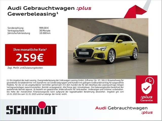 Audi A3 Sportback 40 TFSI e S line Navi+ LED LM18 Spo