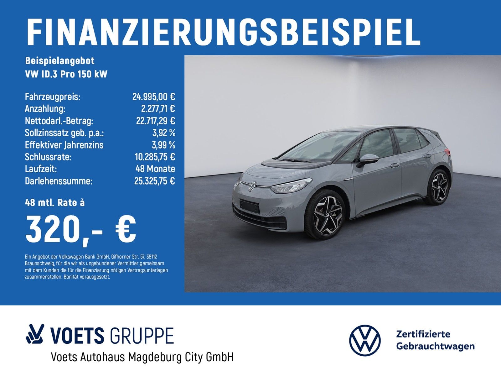 Volkswagen ID.3 Pro 150 kW Performance ACC+LED+PDC+GJR
