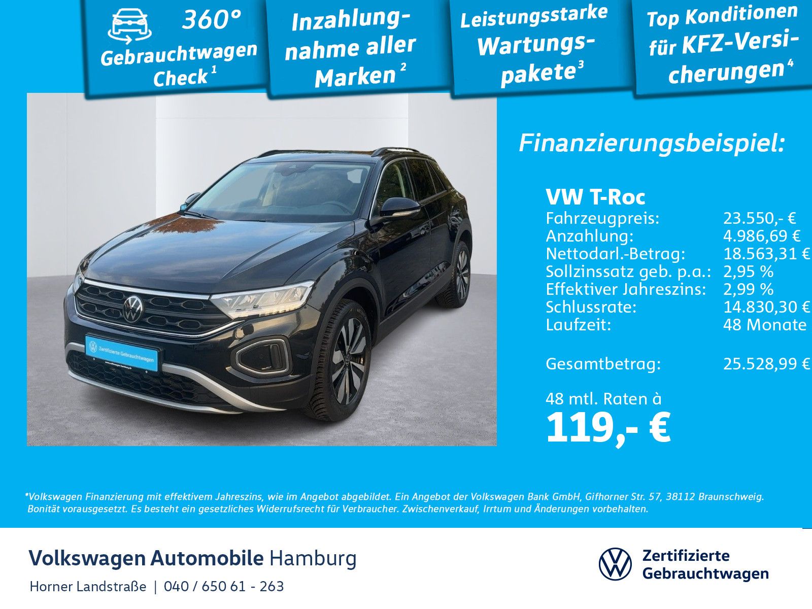 Volkswagen T-Roc Goal 1.0 TSI Sitzheizung Einparkhilfe LED