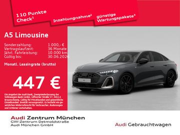 Audi Leasingangebot: Audi A5 Limousine TDI qu. S tronic edition one ACC/AH