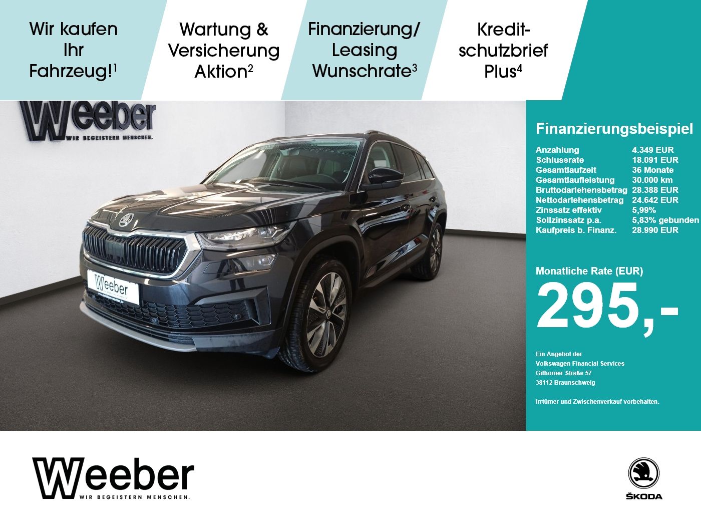 Skoda Kodiaq Ambition *AHK*PANO*NAVI*KAMERA*ACC*LED*KE