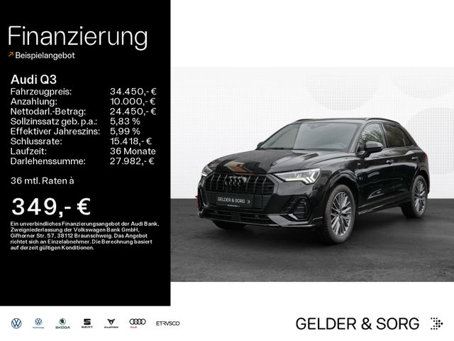 Audi Q3 45 TFSIe S line *Matrix*Navi*EPH+*SHZ*Black*