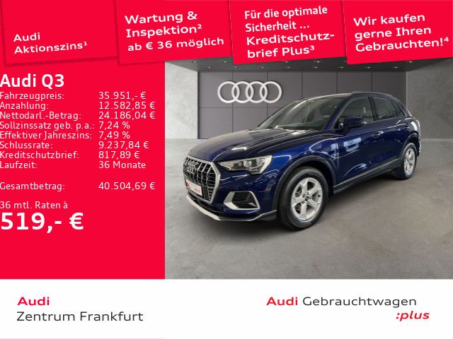 Q3 35 TFSI S tronic advanced LED El. Heckklappe