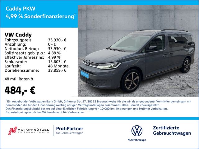 Volkswagen Caddy Maxi1.5TSI DARK LABEL LED+NAV+SHZ+AID+PANO