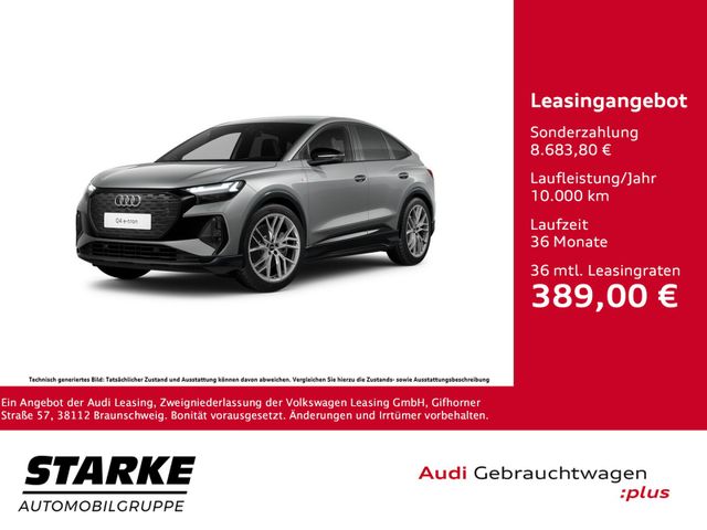 Audi Q4 50 e-tron Sportback quttro S line  HeadUp AHK