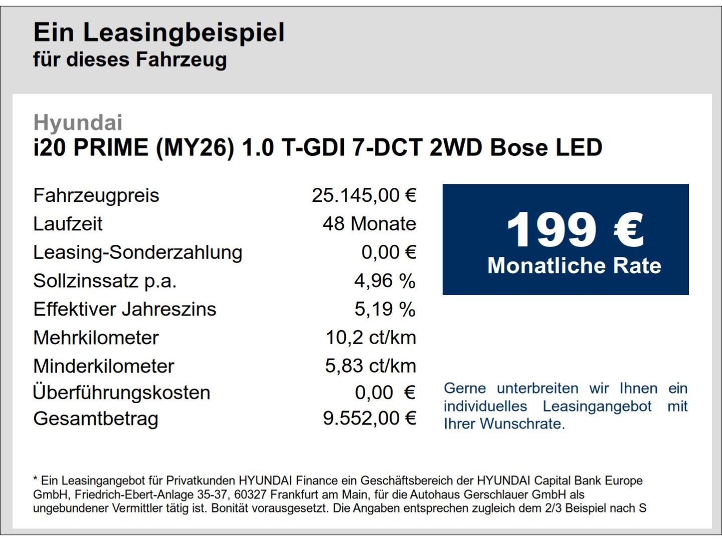 Hyundai i20 PRIME (MY26) 1.0 T-GDI 7-DCT 2WD Bose LED imagem 2