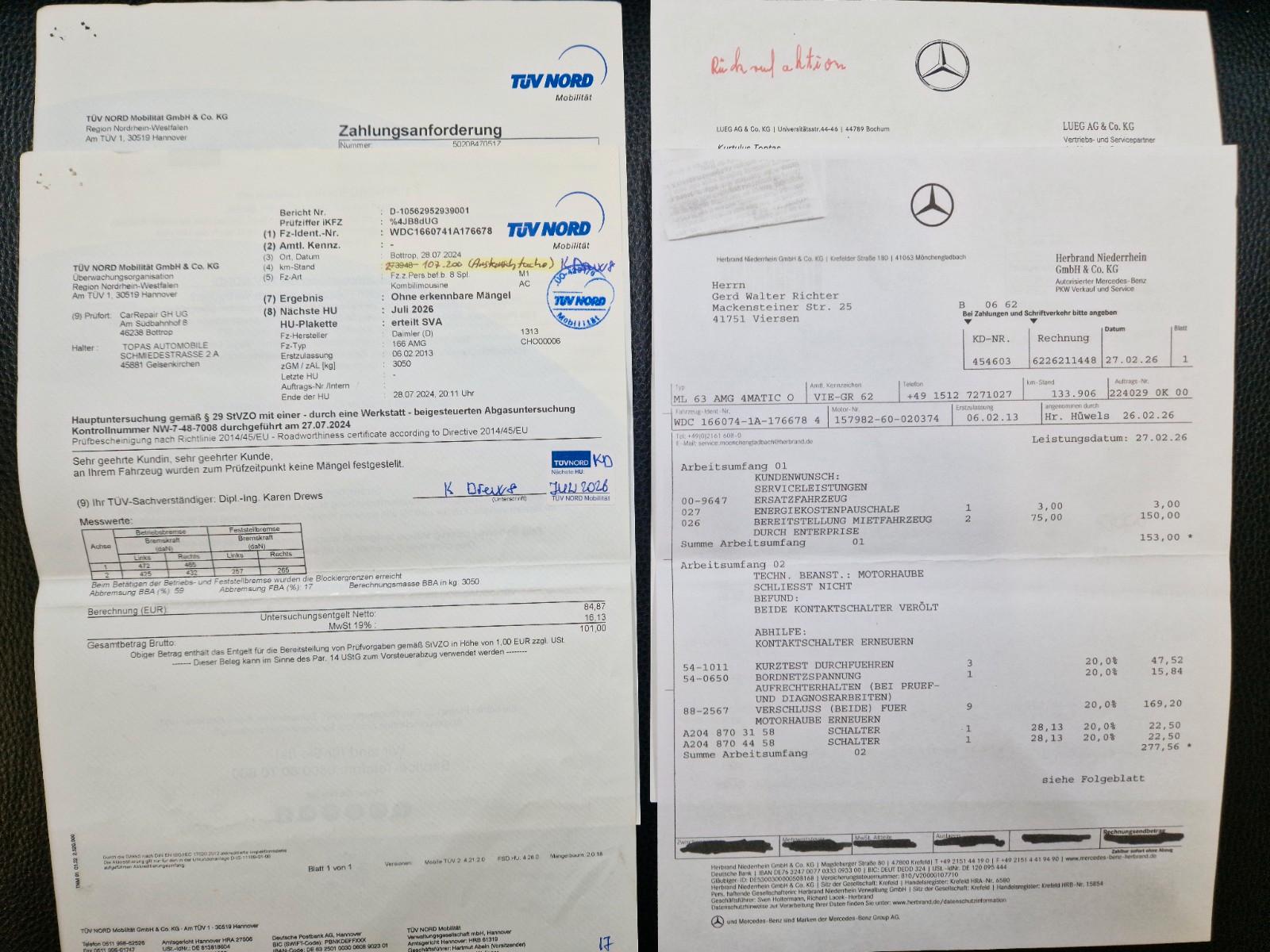 Mercedes-Benz ML 63 AMG ML Premium/Lückenlos Checkheftgepflegt