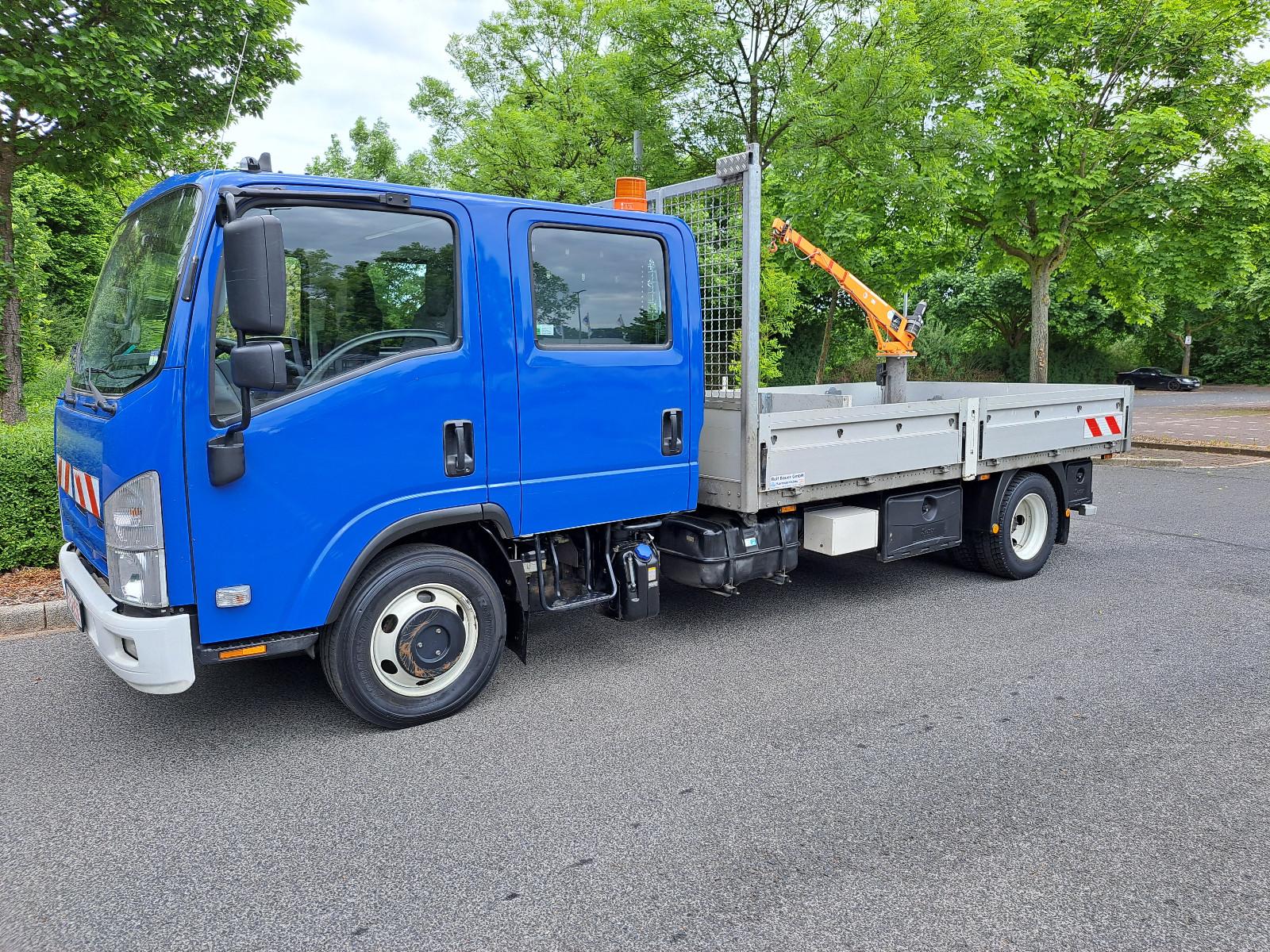 Nissan CabStar 7C19 DoKa*Kran*AHK 3,5t*wenig KM
