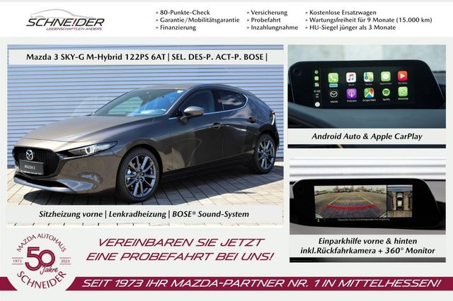 Mazda 3 SKY-G122 M-Hybrid AT Select.DES-ACT-P BOSE