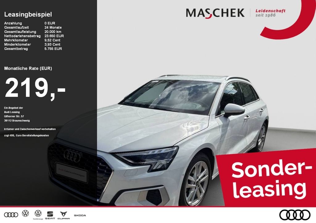 Audi A3 Sportback 30 TDI Sonderleasing Naviplus Sport