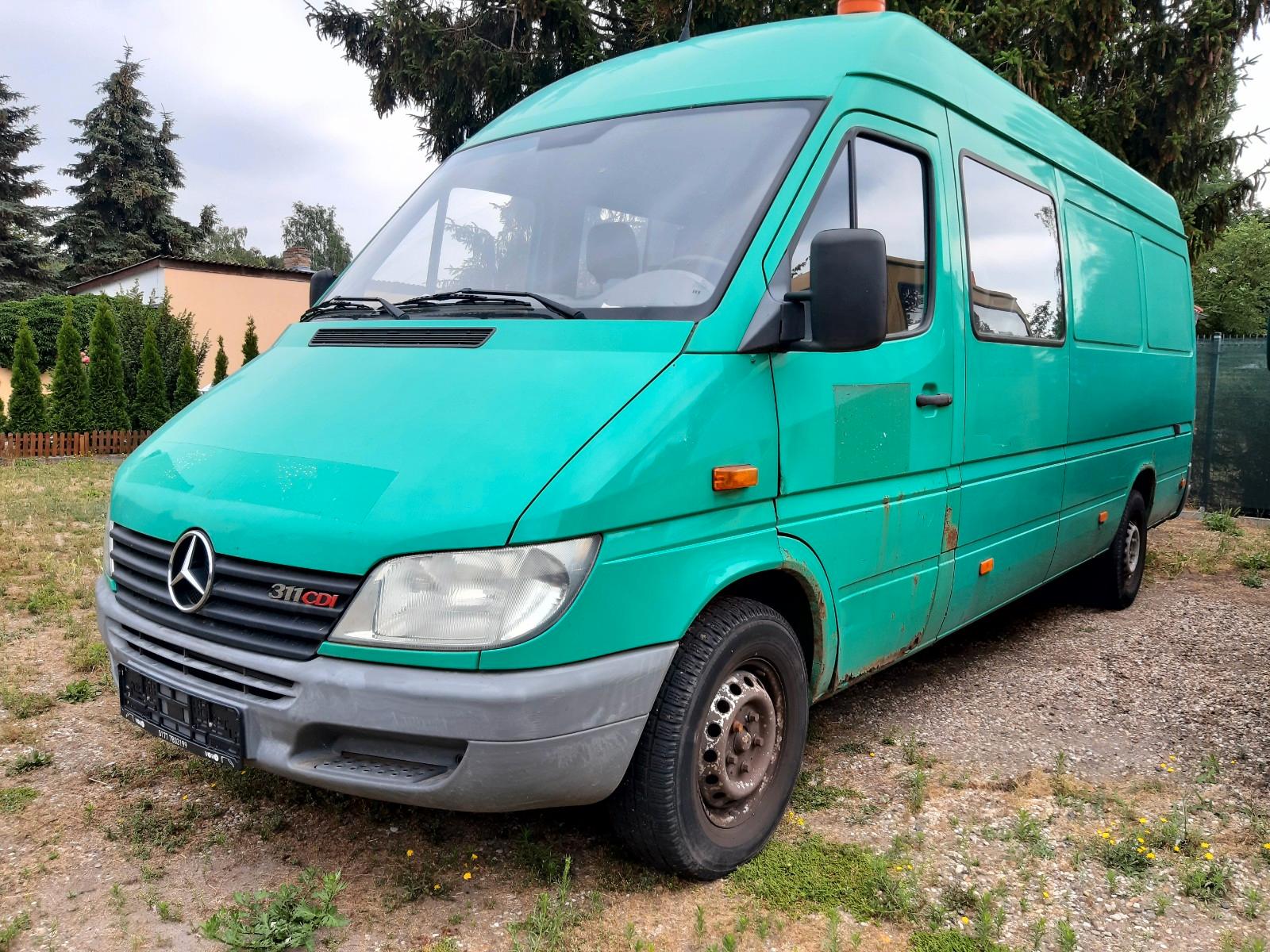 Mercedes-Benz Sprinter 311 CDI, MAXI , MIXTO, 6-Sitz, 140tkm