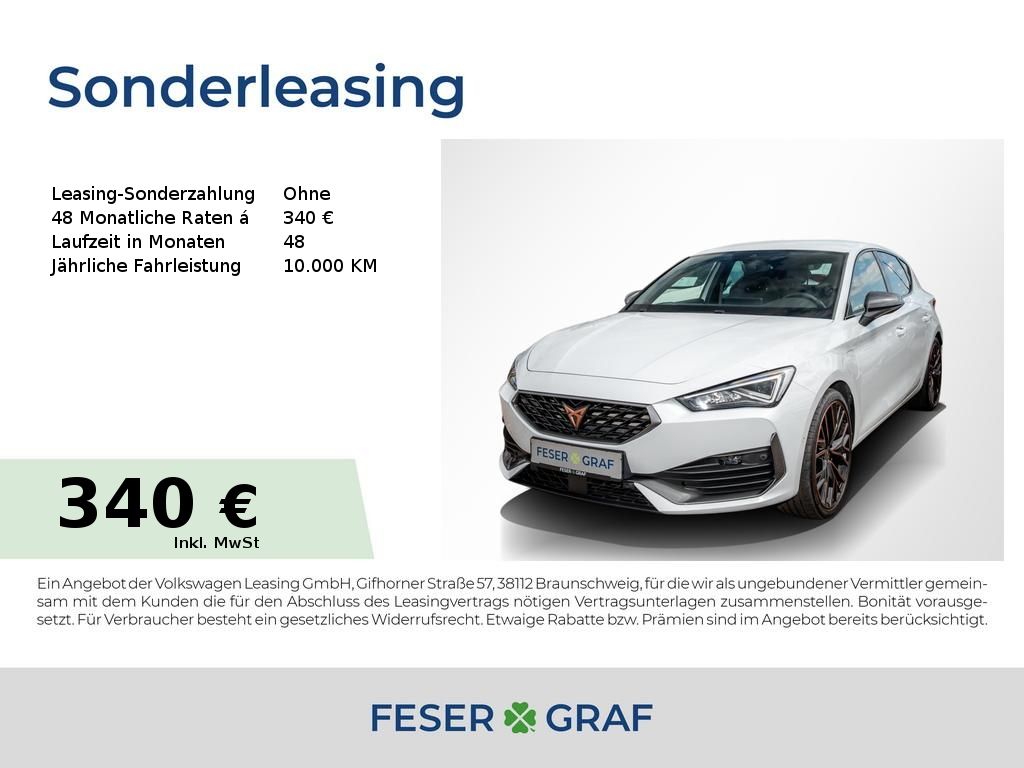 Cupra Leon VZ 1.4 TSI eHybrid LED/RFK/NAVI/SHZ/FULL LI