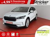 Skoda Enyaq iV80 338,-ohne Anzahlung Navi ACC AHK Pano - weiße Skoda Enyaq