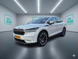 Skoda Enyaq iV 80 KwH SOH 94% AHK Drive sport plus war - weiße Skoda Enyaq