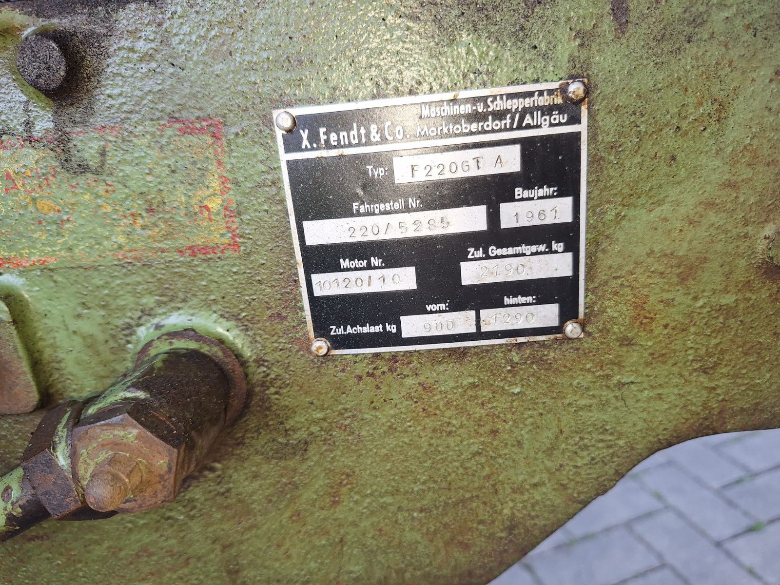 Fahrzeugabbildung Fendt F 220 GT Geräteträger