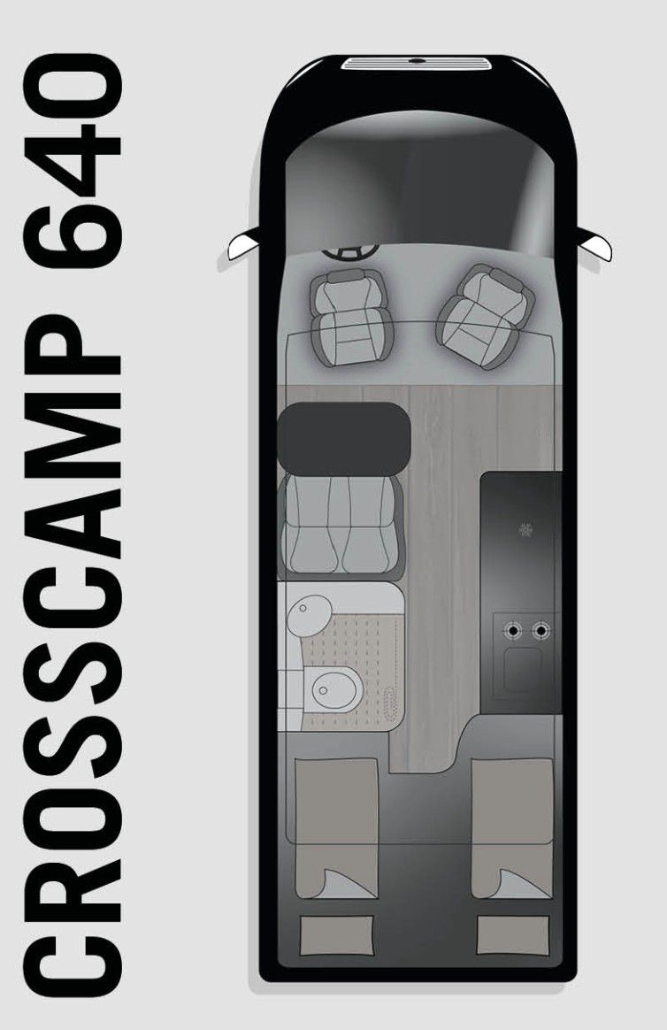 Fahrzeugabbildung Crosscamp Camper Van 640 Fiat Automatik Dieselheizung