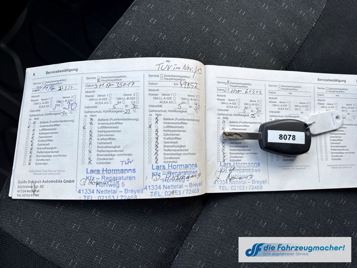 Fahrzeugabbildung Opel Movano PDC BT el.SP ABS Berganfahrass. *8078