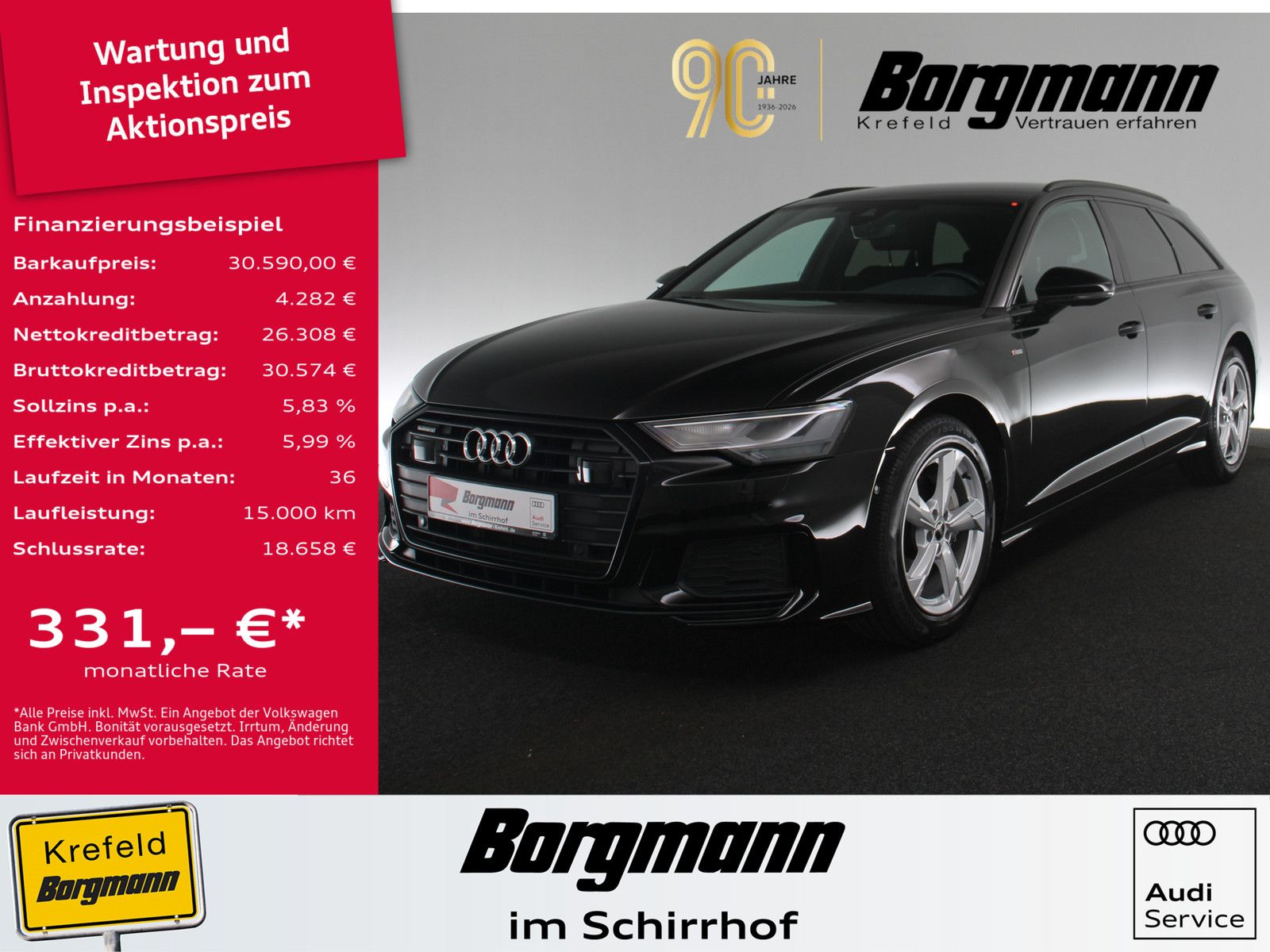 Audi A6 Avant 40 TDI quattro S-line AHK LED ACC NAVI foto 1