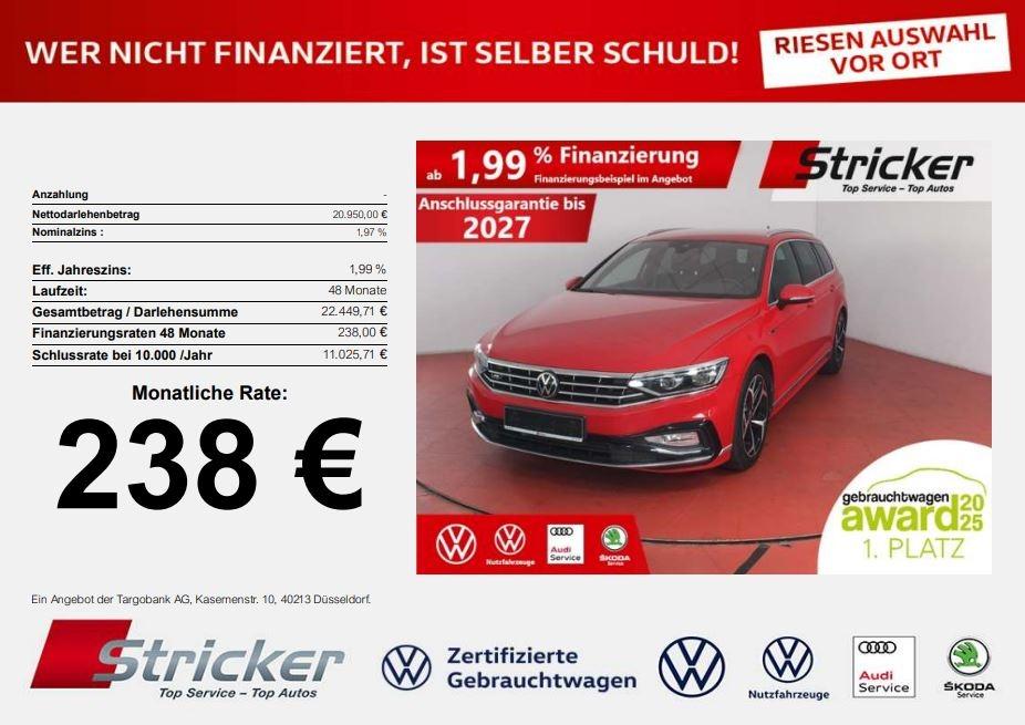 Volkswagen Passat Variant R-Line 2.0TDI DSG 238,-ohne Anzah