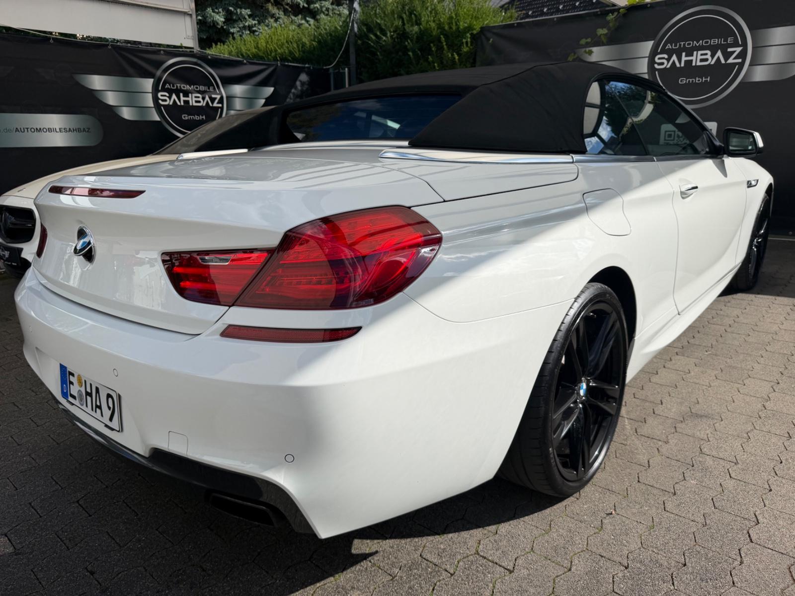BMW Série 6 650i Cabriolet Pack M Sport | 405 ch | BVA | Son Bang & Olufsen | Affichage tête haute | Caméra 360° | Sièges ventilés | Keyless