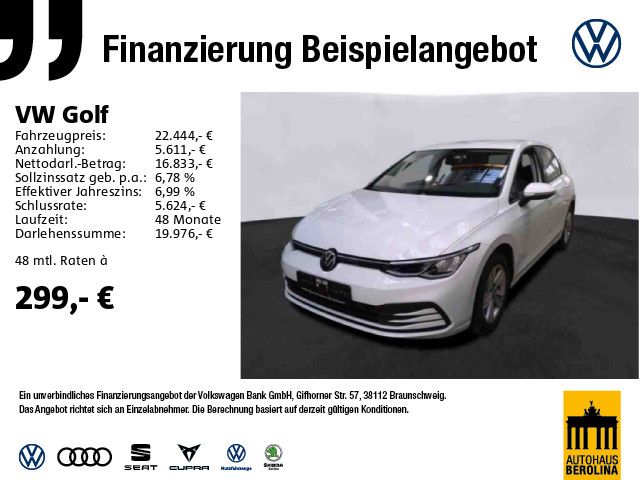 Volkswagen Golf VIII 1.0 eTSI Life DSG *NAV*ACC*PDC*SHZ*