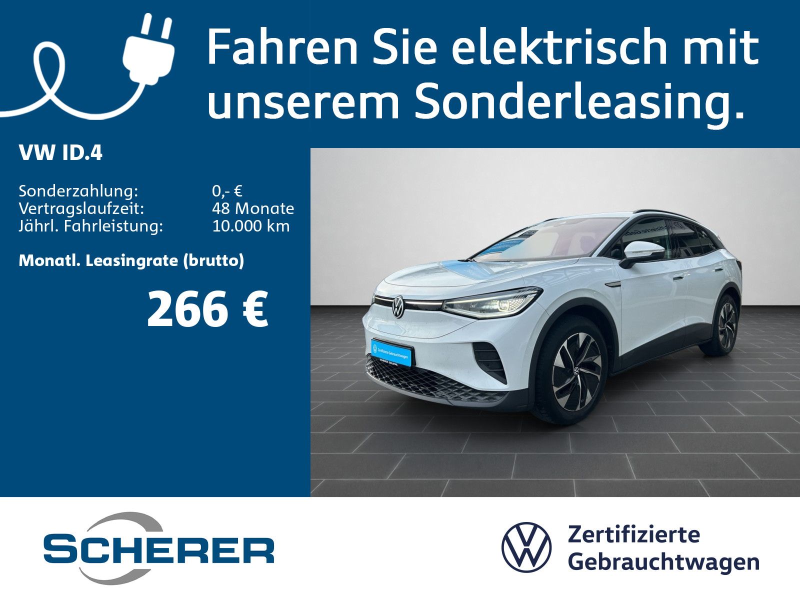 Volkswagen ID.4 Pure Perform. 55kWh MATRIX NAVI KAM PDC