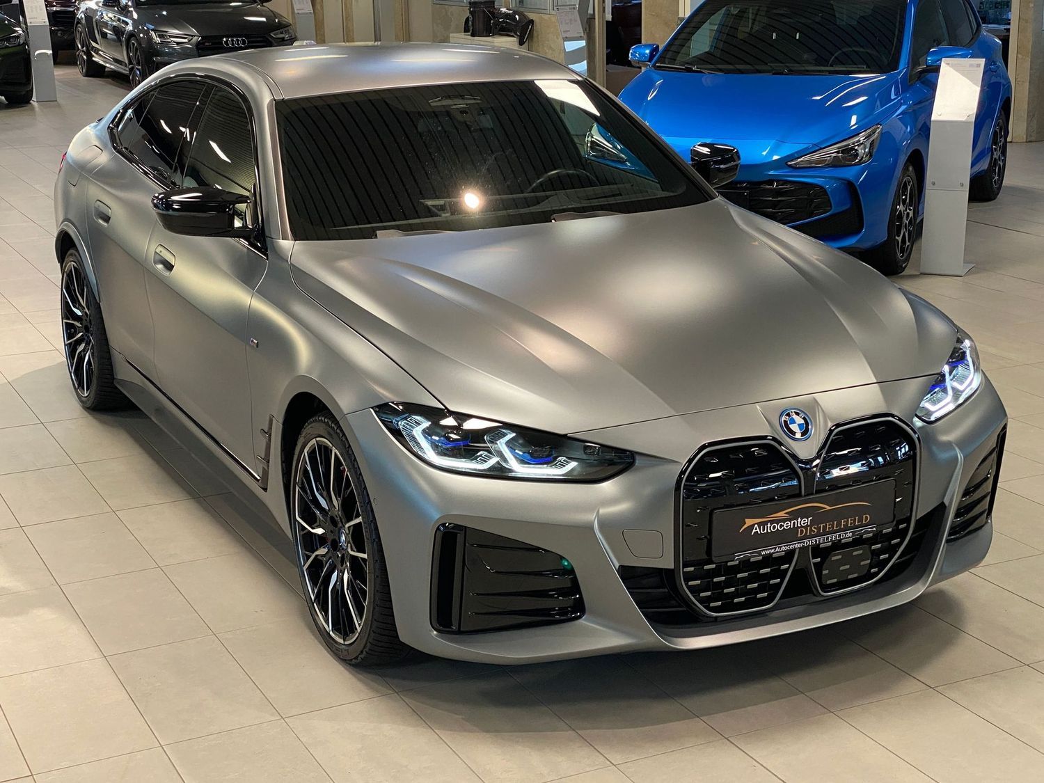 BMW i4 M50 M Sport Pro H&K FROZEN GREY 1.Hand 20"Alu
