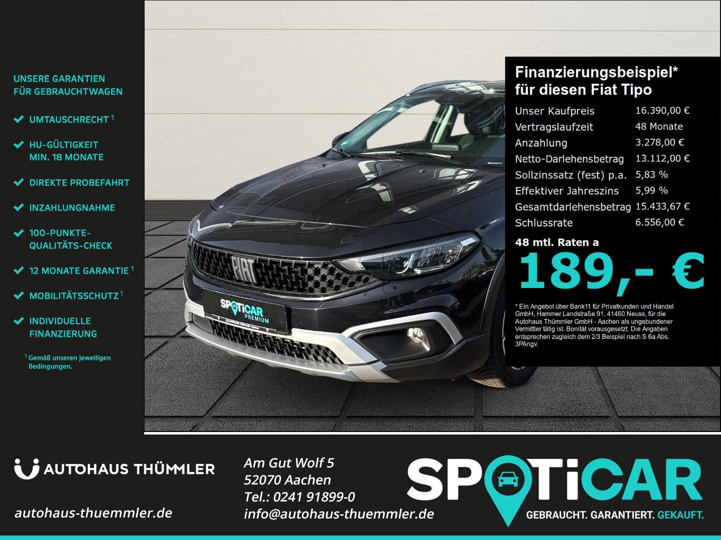 Fiat Tipo Cross Kombi 1.6 MultiJet Navi Digitales Coc