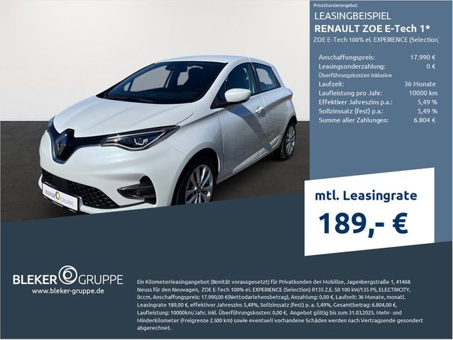 Renault ZOE E-Tech 1 00% el. EXPERIENCE (Selection) R13