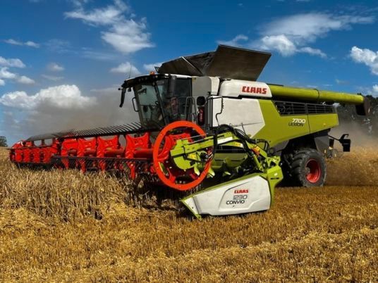 Claas Bandschneidwerk Convio Flex 1230 / 4 Rad gelenk