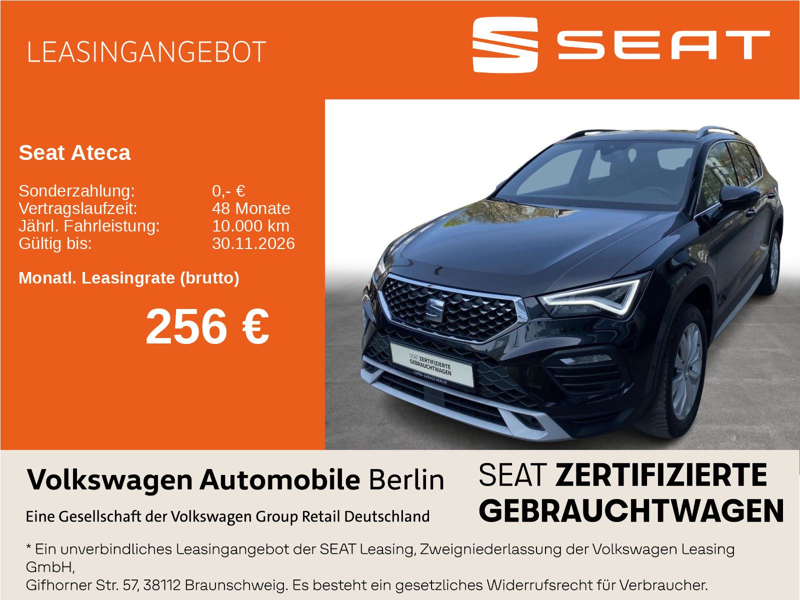 Seat Ateca 1.5 TSI DSG Xperience Navi LED SHZ ACC PDC