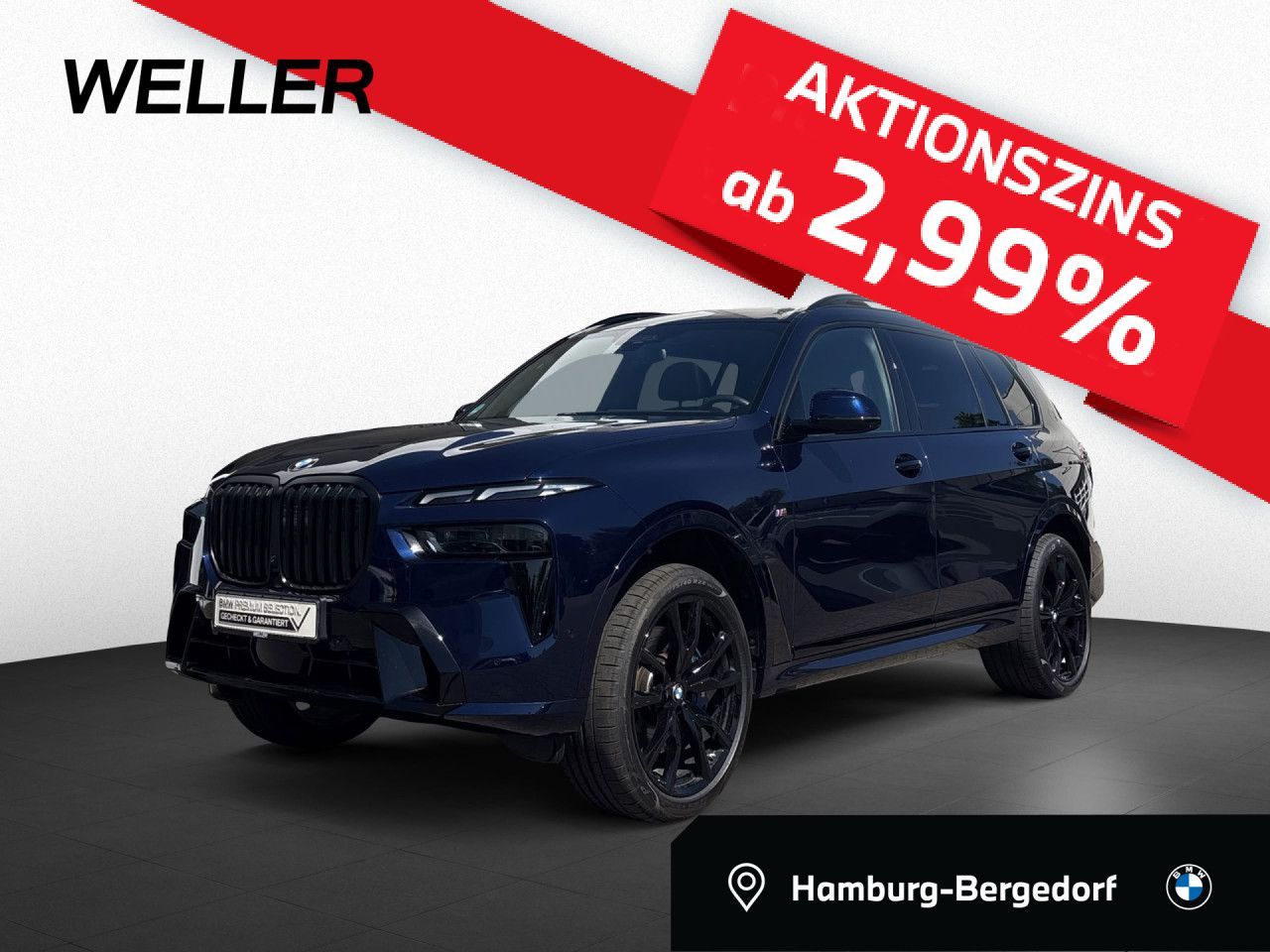 BMW X7 xDrive40d M-Sport-Pro DA/PA-Pro AHK Pano StHz