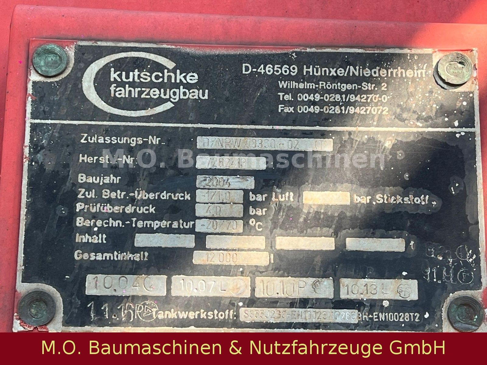 Fahrzeugabbildung MAN TGA26.310/6x4/Kutschke Saug u. Spühlwagen /