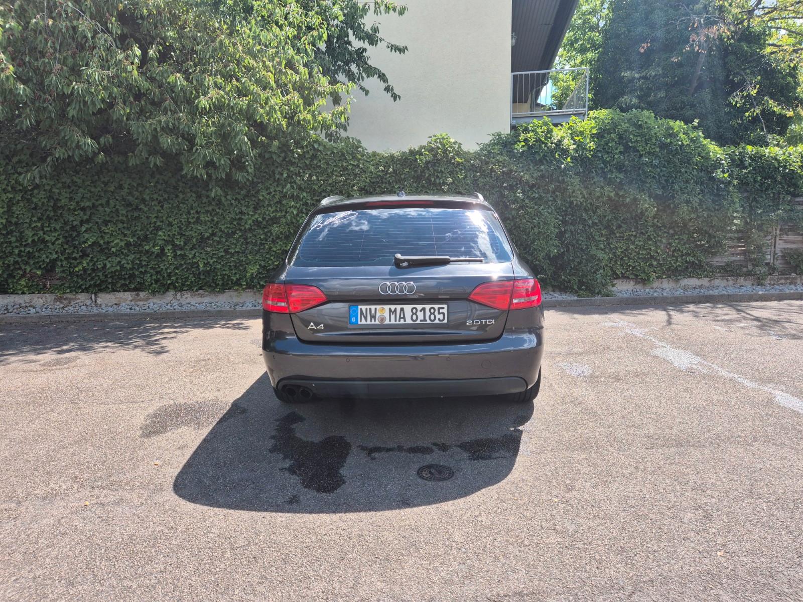 Audi A4 2009 — rear view