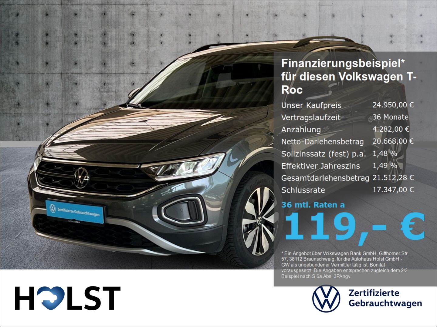 Volkswagen T-Roc 1.0TSI GOAL GJR RüFaKa ACC NAVI foto 1