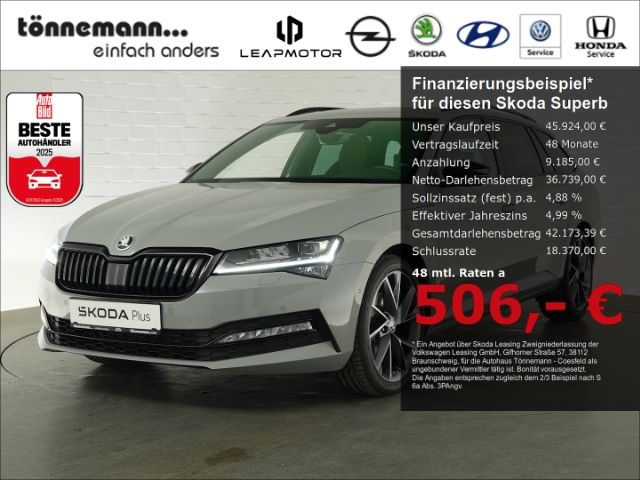 Superb COMBI SPORTLINE TDI DSG+AHK+PANORAMADACH+