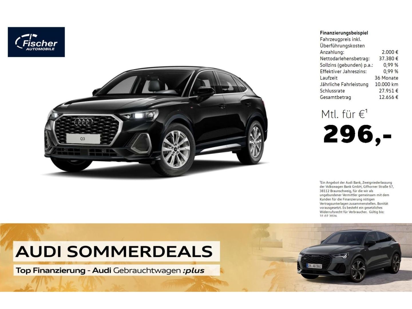 Audi Q3 Sportback 35 TDI S line RFK/SH/VIRTUAL