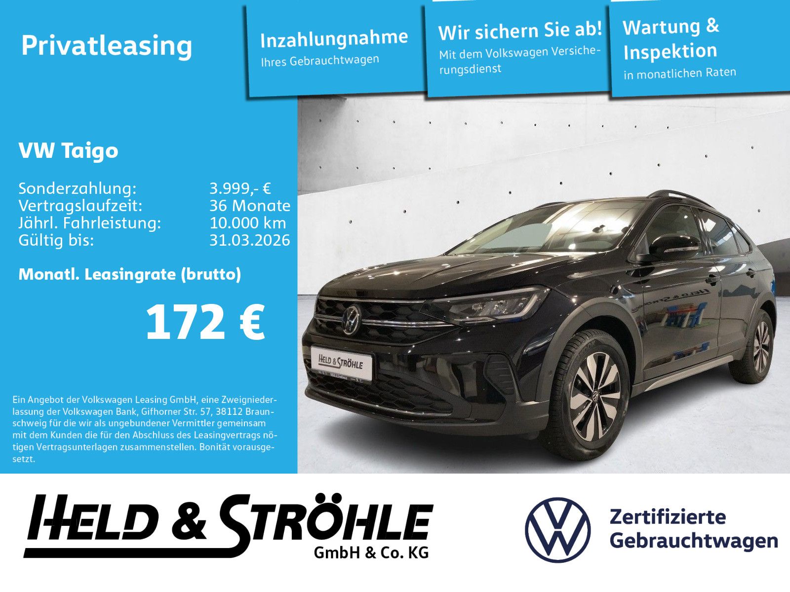 Volkswagen Taigo Goal 1.0 TSI DSG AHK LED NAVI KAM PDC SHZ
