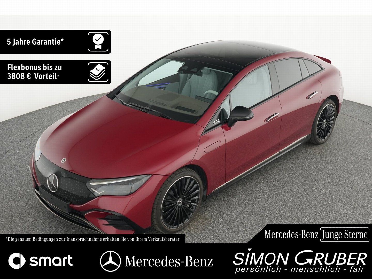 Fahrzeugabbildung Mercedes-Benz EQE 350+ AMG Pano HUD Burm Sitzklima Massage