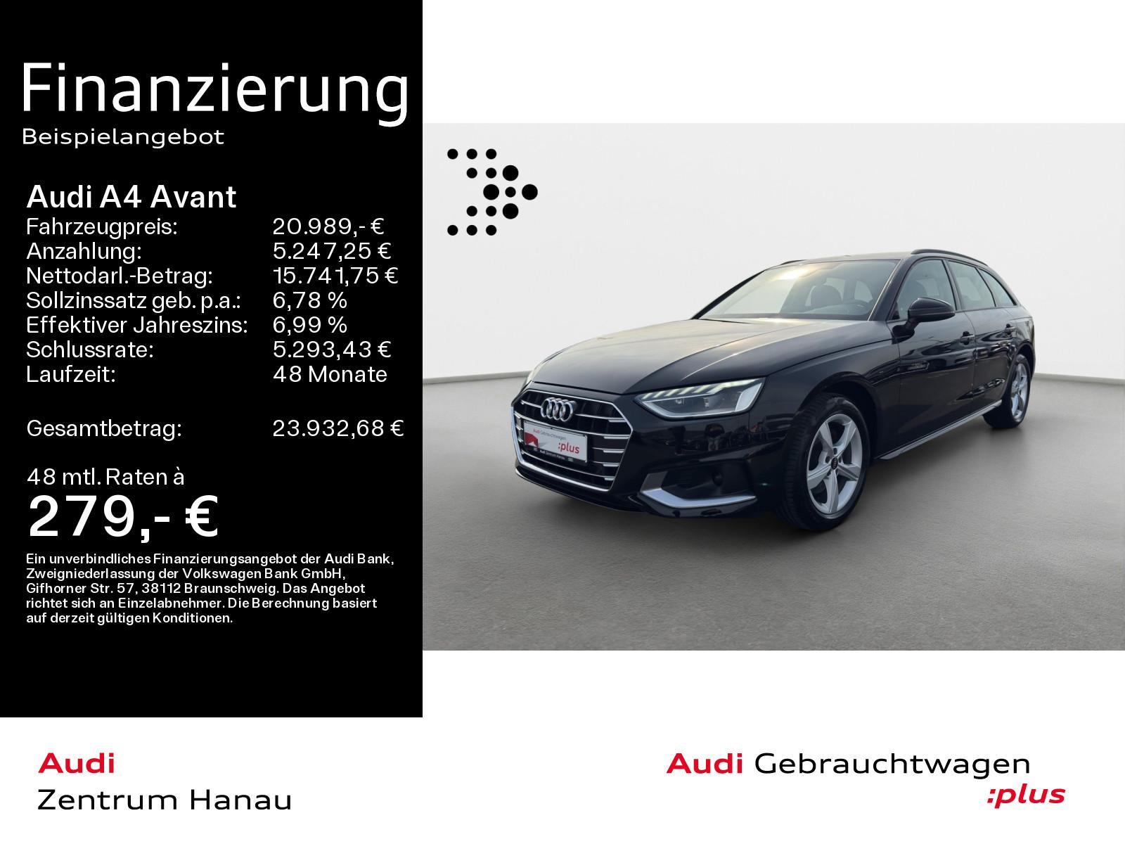 Audi A4 Avant 35 TDI ADVANCED *NAVI*LED*AHK*ALU*PDC*