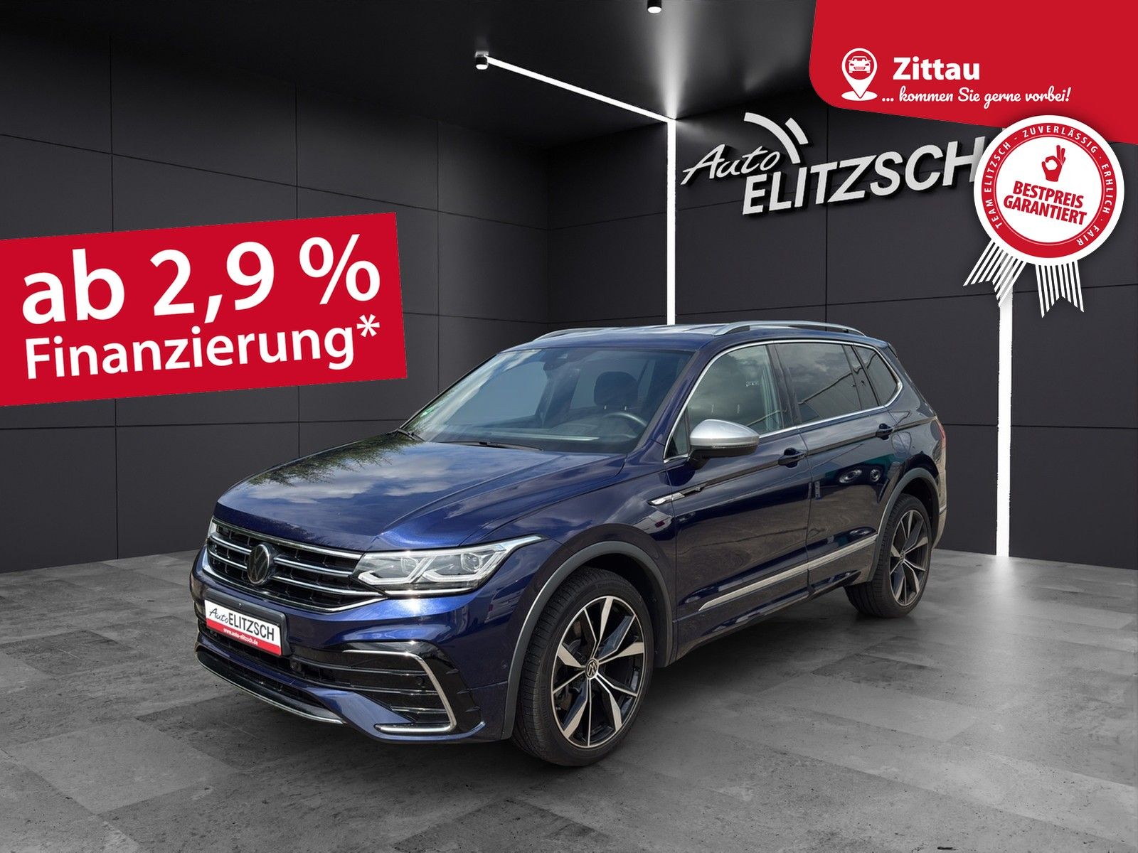 Fahrzeugabbildung Volkswagen Tiguan Allspace R-Line TDI 4M DSG IQ.Light Navi
