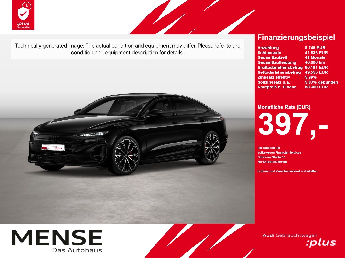 Audi A6 Sportback e-tron S line Tech pro B&O