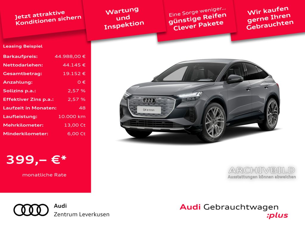 Audi Q4 Sportback S line MATRIX NAVI RAUTE ACC AHK