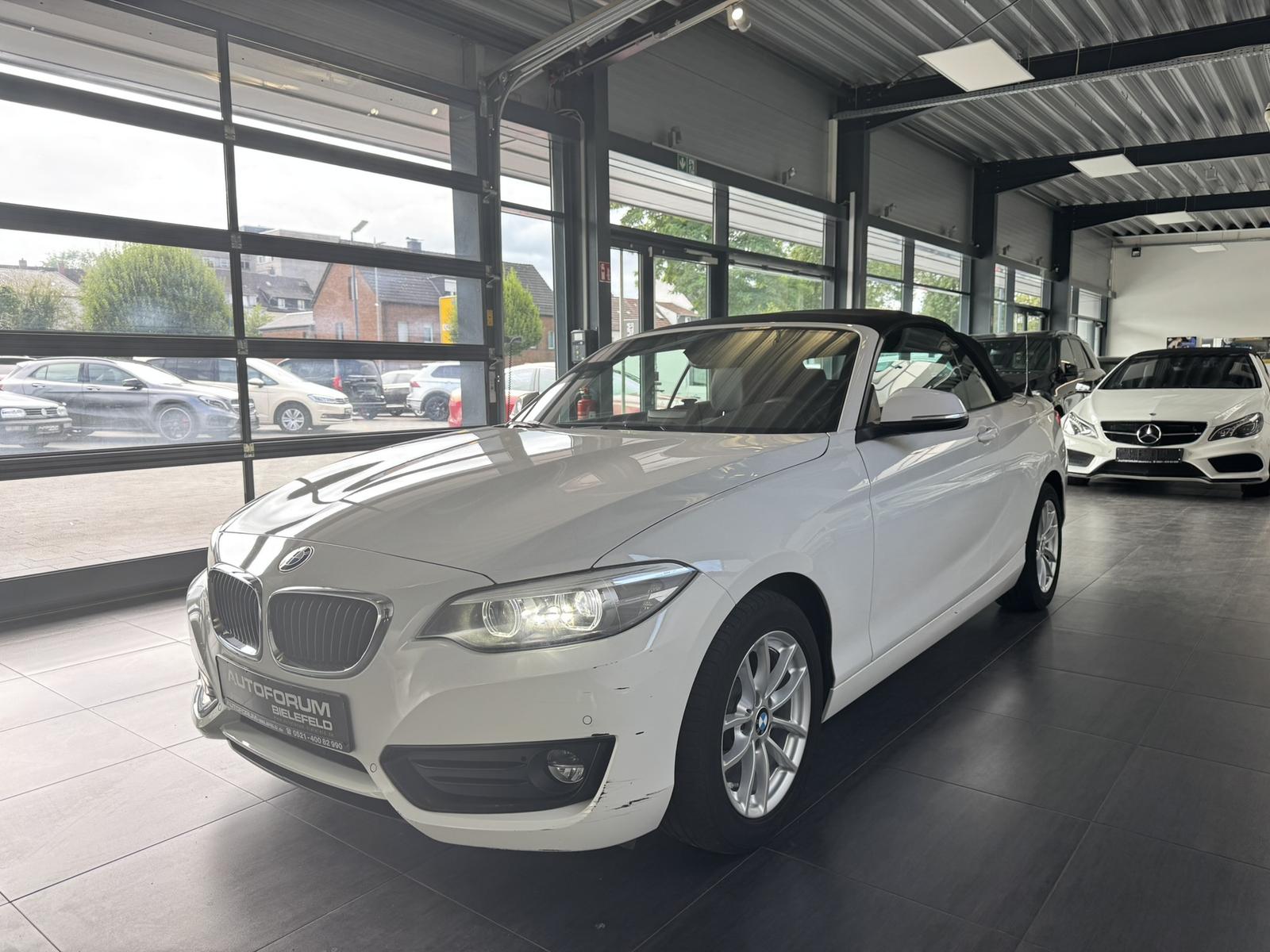 BMW 220i Cabrio Advantage|LED|H/K|Navi|RFK|LM16