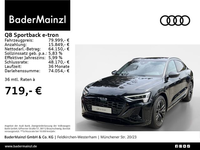 Audi Q8 Sportback e-tron Sline 50 quatt,Pano,AssPlus