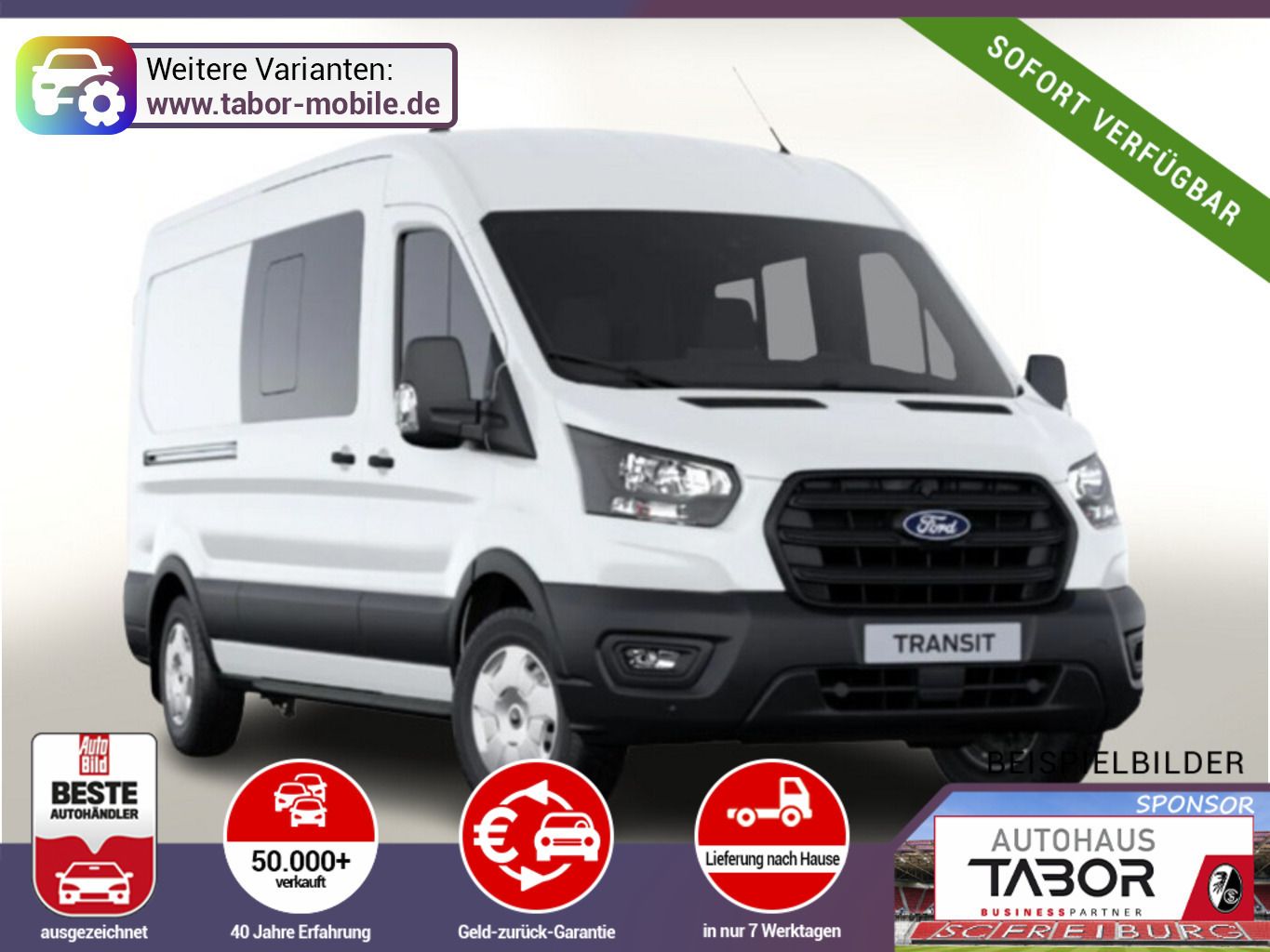 Ford Transit DCIV 350 RWD L3H2 Trend AHK UVP-42%*