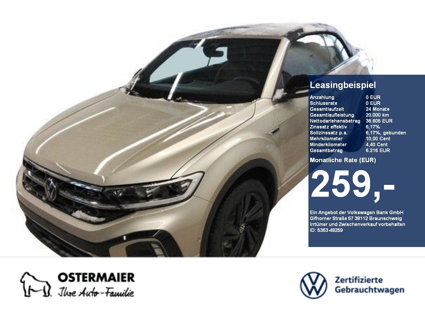 Volkswagen T-Roc Cabriolet R-LINE BLACK 1.5TSI 150PS DSG 15