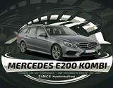Mercedes-Benz E 200  BlueEfficiency, Teilleder, NAV, PANO - Mercedes-Benz E 200 mit Benzin-Antrieb: Scheckheftgepflegt, Kombi