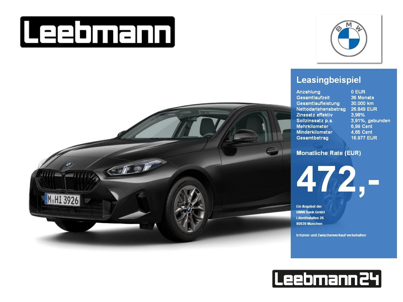 BMW 120d HeadUp/IconicGlow/ACC GARANTIE bis 04/2030