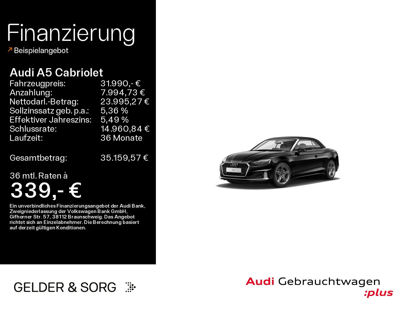 Audi A5 Cabriolet 40 TFSI advanced LED*RFK*Sound*
